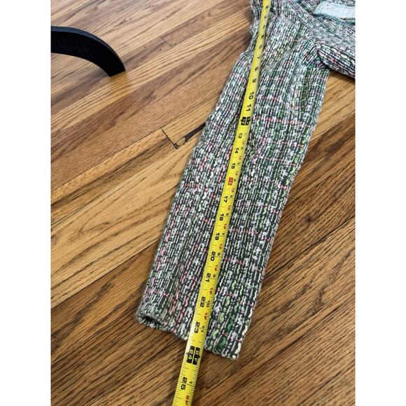 Vintage 90’s Y2K Tweed Boucle Jacket Size 6 True Meaning Floral Coat Boho Hippie - Picture 8 of 10